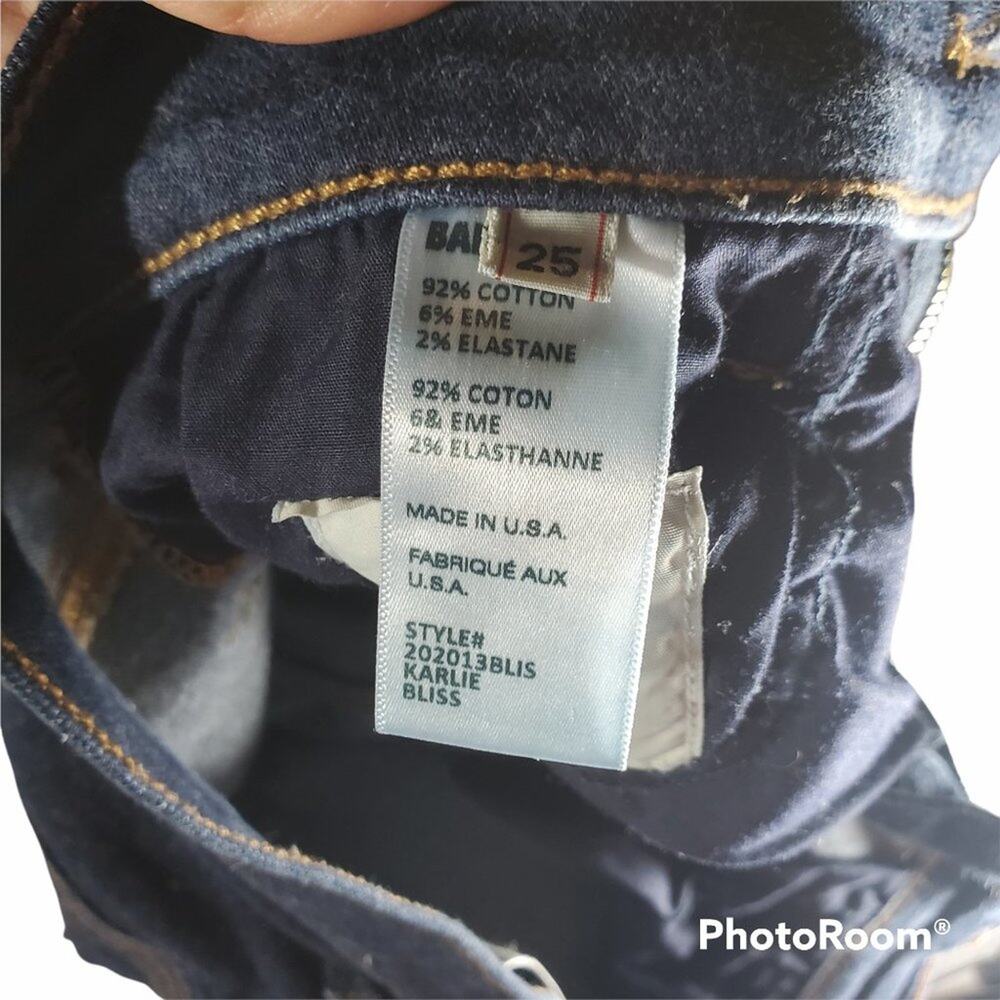 Baldwin | Karlie High Rise Cropped Skinny Jeans in Bliss | Size 25 - Picture 7 of 9